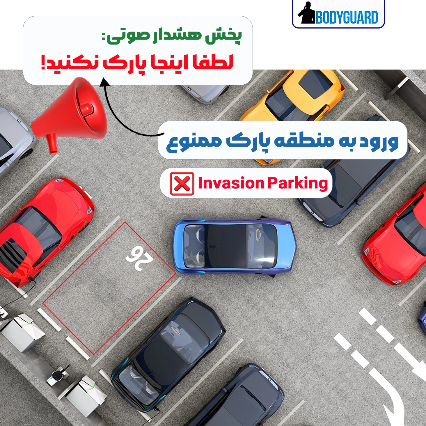 هوش مصنوعی چارک خورو دوربین مداربسته بادیگارد