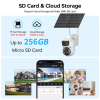 دوربین سولار سیمکارتی hieasy دولنز زوم اپتیکال 6برابر مدل BG-HD301GB-WG-SL سرور داخلی ایران - Image 6